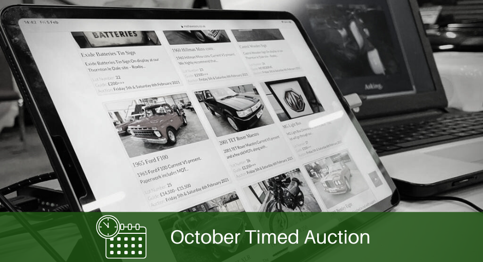 October Timed Auction